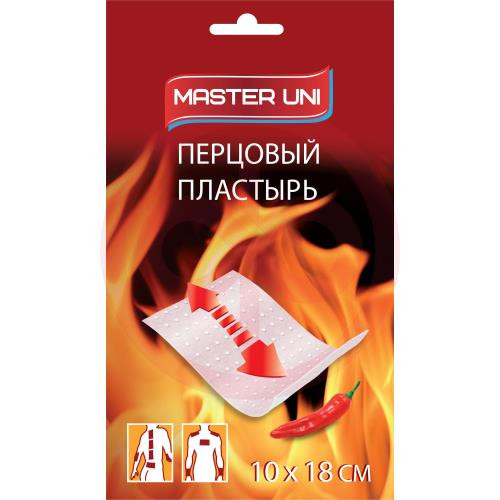 Мастер юни пластырь перцовый перфорированный 10х18см