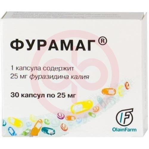 Фурамаг капсулы 25мг №30 Фурамаг капсулы 25мг №30