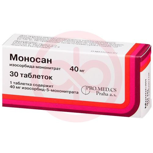 Моносан таблетки 40мг №30 Моносан таблетки 40мг №30