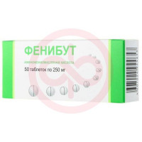 Фенибут таблетки 250мг №50