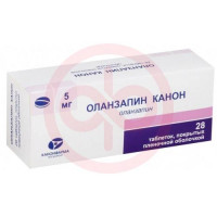 Оланзапин канон таблетки покрытые пленочной оболочкой 5мг №28