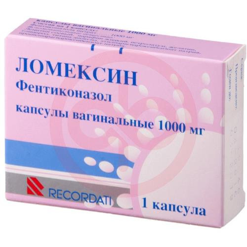Ломексин капсулы вагинальные 1000мг №1