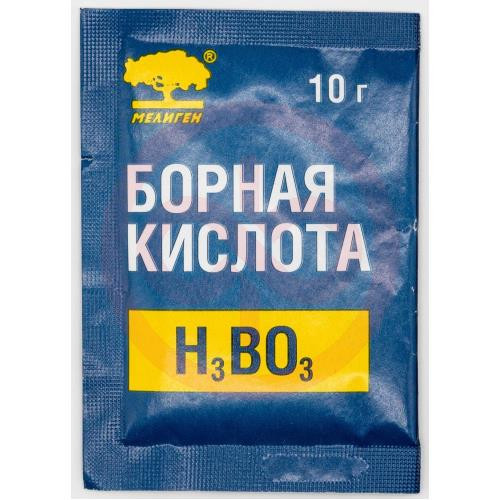 Борная кислота порошок 10г чистящ. ср-во по уходу за оптикой