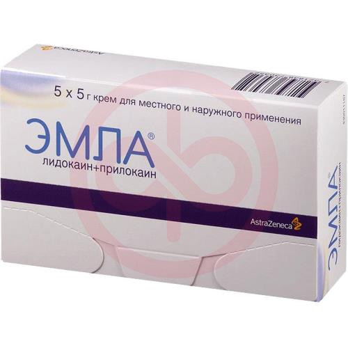 Эмла крем для наружного и местного применения 5г №5