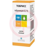 Тобрисс капли глазные 0.3% 5мл