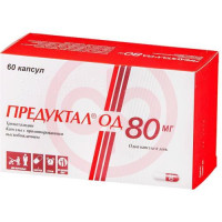 Предуктал од капсулы с пролонгированным высвобождением 80мг №60