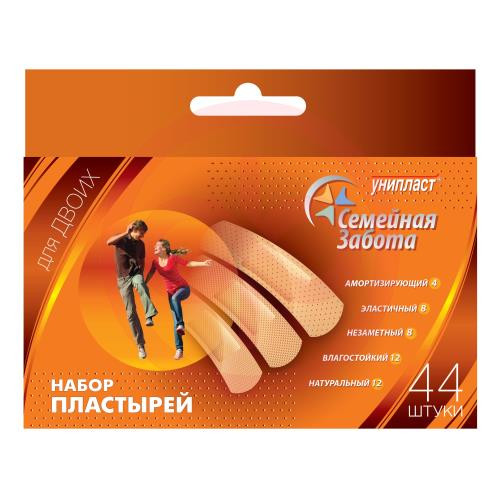 Унипласт пластырь №44 семейная забота набор универс