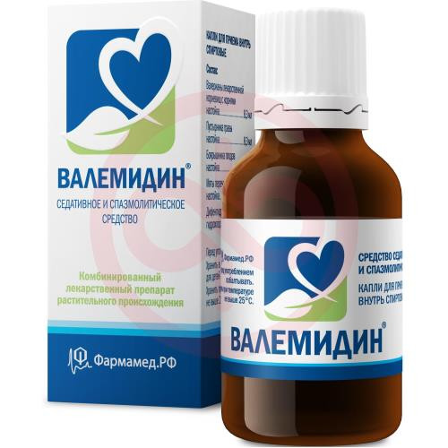 Валемидин капли для приема внутрь спиртовые 25мл