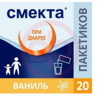 Смекта порошок для приготовления суспензии для приема внутрь 3г 3.76г №20 ваниль