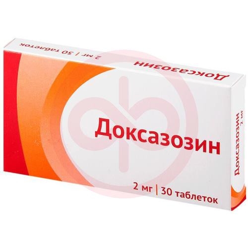 Доксазозин таблетки 2мг №30 Доксазозин таблетки 2мг №30