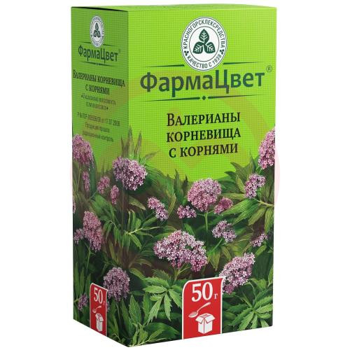 Валерианы корневища и корни измельченные 50г