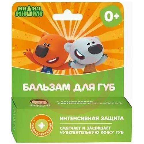Ми-ми-мишки бальзам для губ 4,2г интенс защита гипоаллерг
