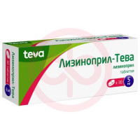Лизиноприл-тева таблетки 5мг №30