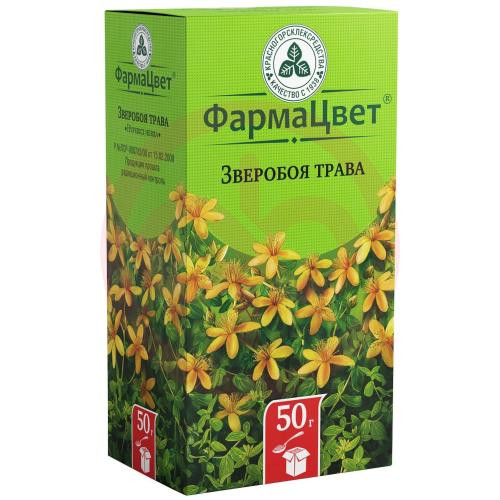 Зверобоя сырье растительное измельченное 50г