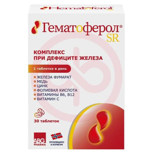 Гематоферол-ср таблетки №30 бад