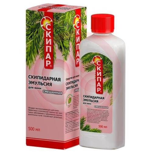Скипар эмульсия для ванн 500мл скипидарная смешанная