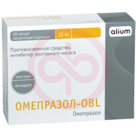 Омепразол-obl капсулы 20мг №28