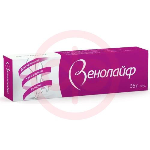 Венолайф гель для наружного применения 0,25% + 5% + 2% 35г