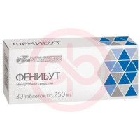Фенибут таблетки 250мг №30