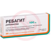 Ребагит таблетки покрытые пленочной оболочкой 100мг №30